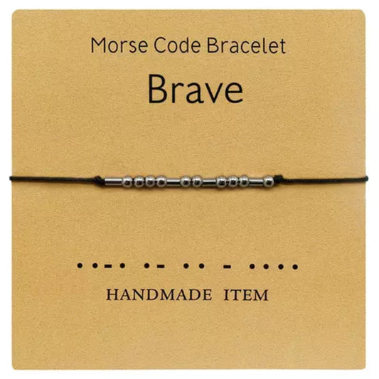 Hand-Made Morse Code Bracelet