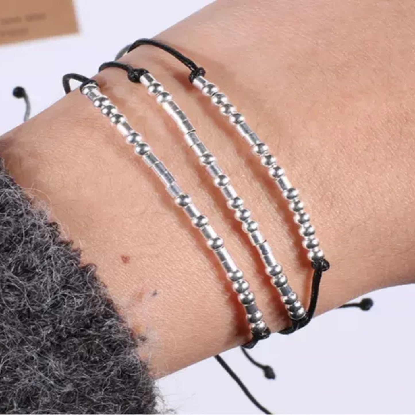 Hand-Made Morse Code Bracelet