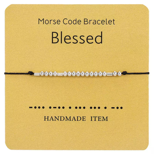 Hand-Made Morse Code Bracelet