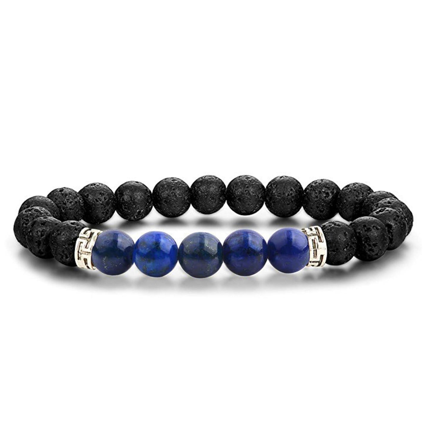 Lava Stone Chakra Diffuser Bracelet with Optional Essential Oils