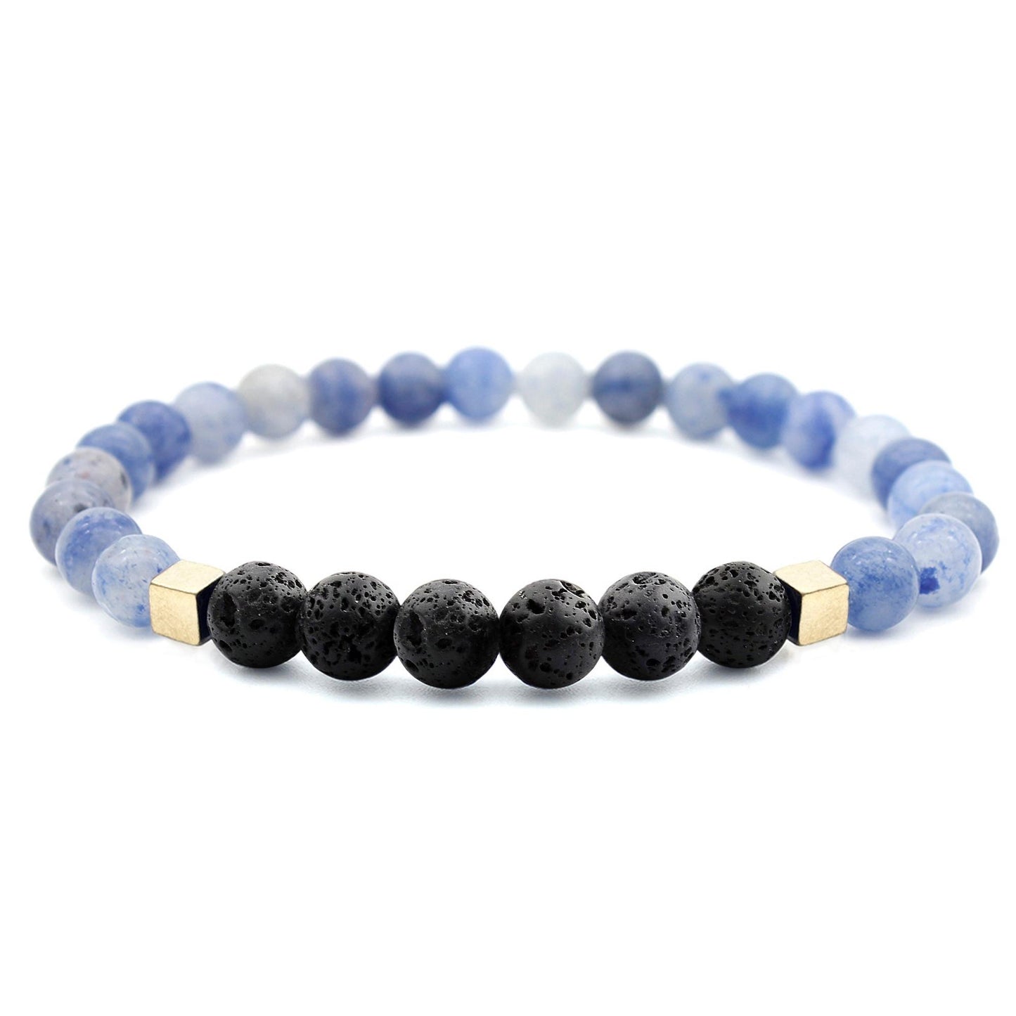 Mixed Lava Stone Chakra Diffuser Bracelet with Optional Essential Oils