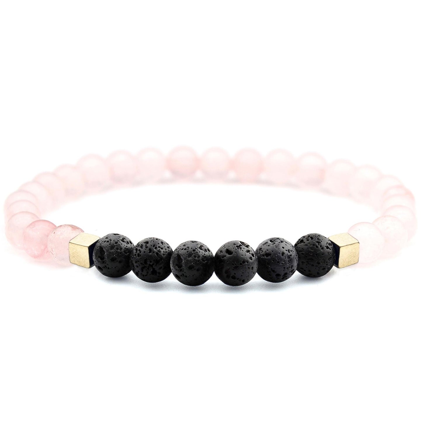 Mixed Lava Stone Chakra Diffuser Bracelet with Optional Essential Oils