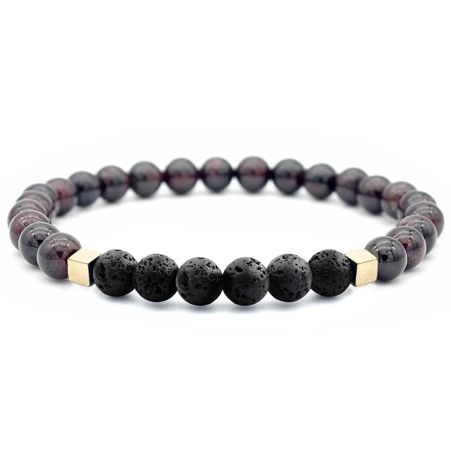 Mixed Lava Stone Chakra Diffuser Bracelet with Optional Essential Oils