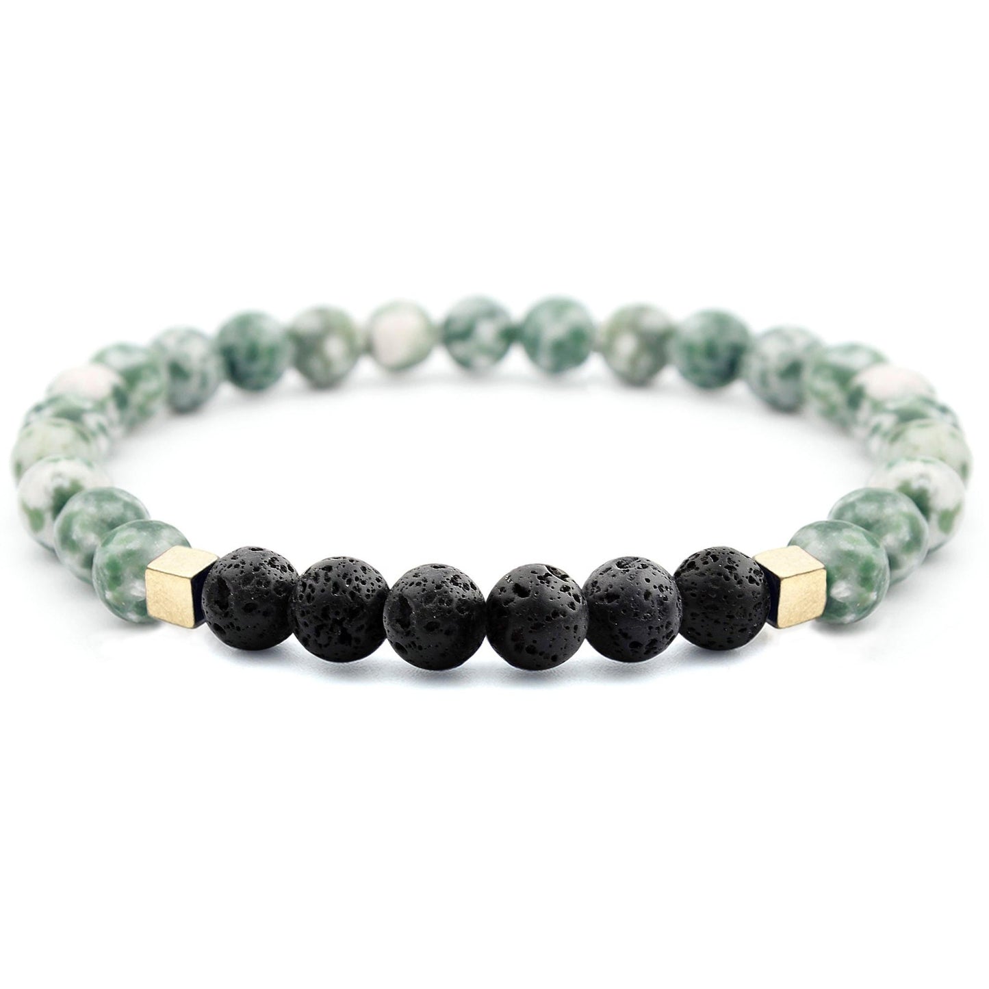 Mixed Lava Stone Chakra Diffuser Bracelet with Optional Essential Oils