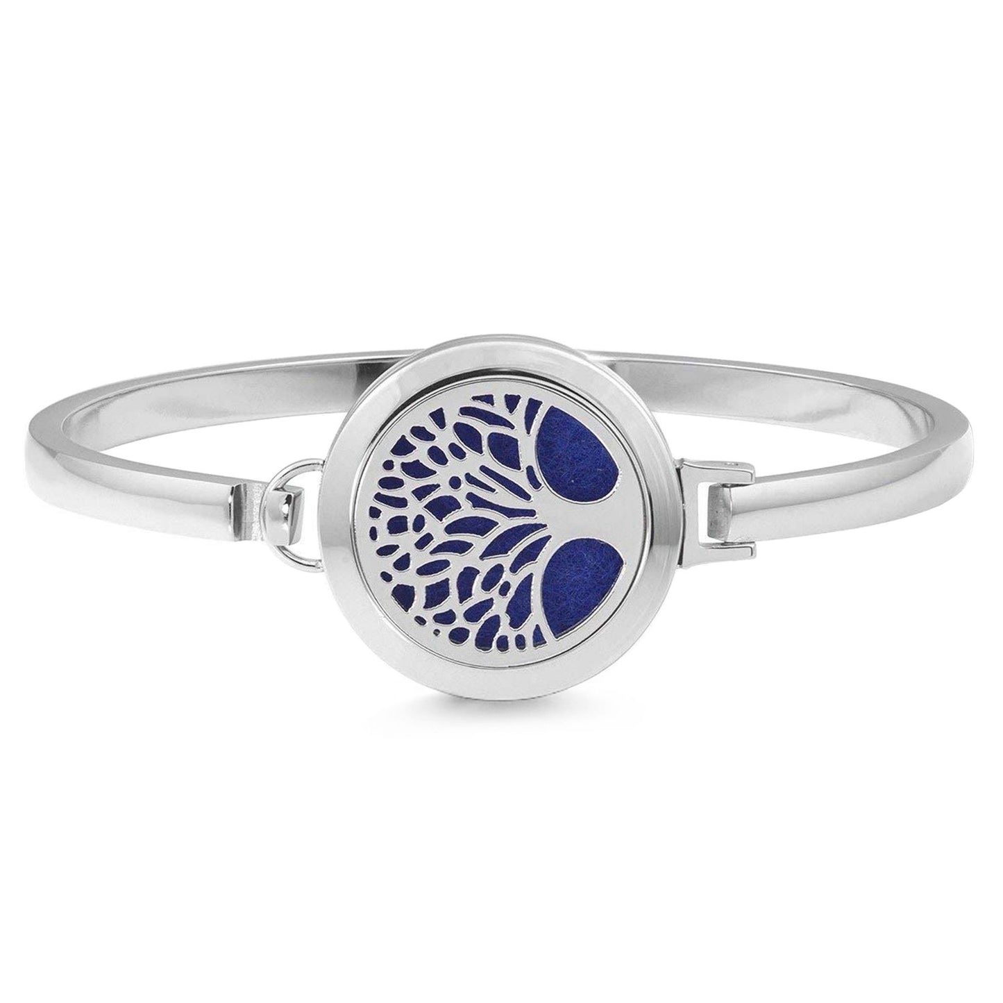Tree of Life Designer Essential Oil Diffuser Bracelet with Optional Oils