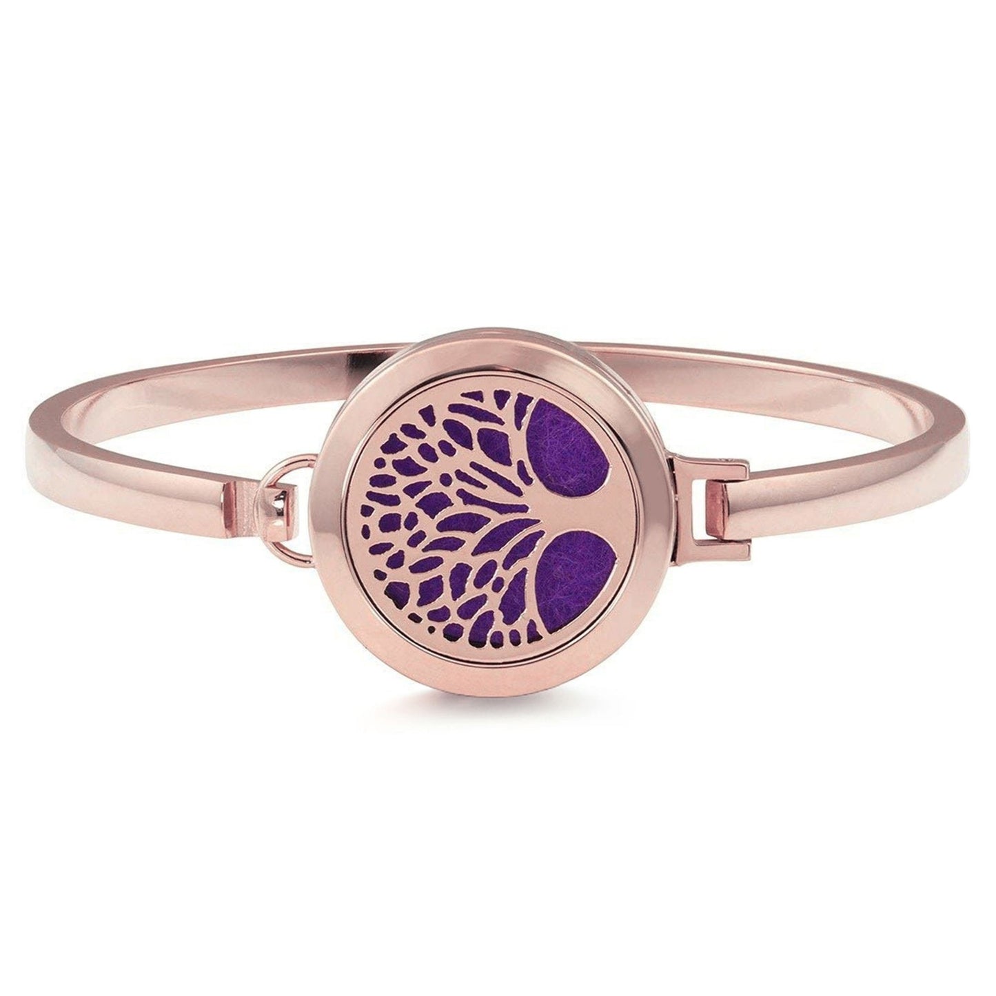 Tree of Life Designer Essential Oil Diffuser Bracelet with Optional Oils