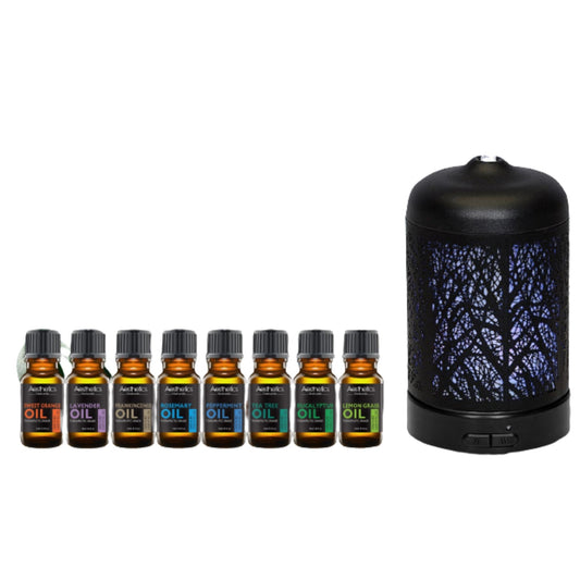 Ultrasonic Aroma Zen Diffuser with Optional Oils