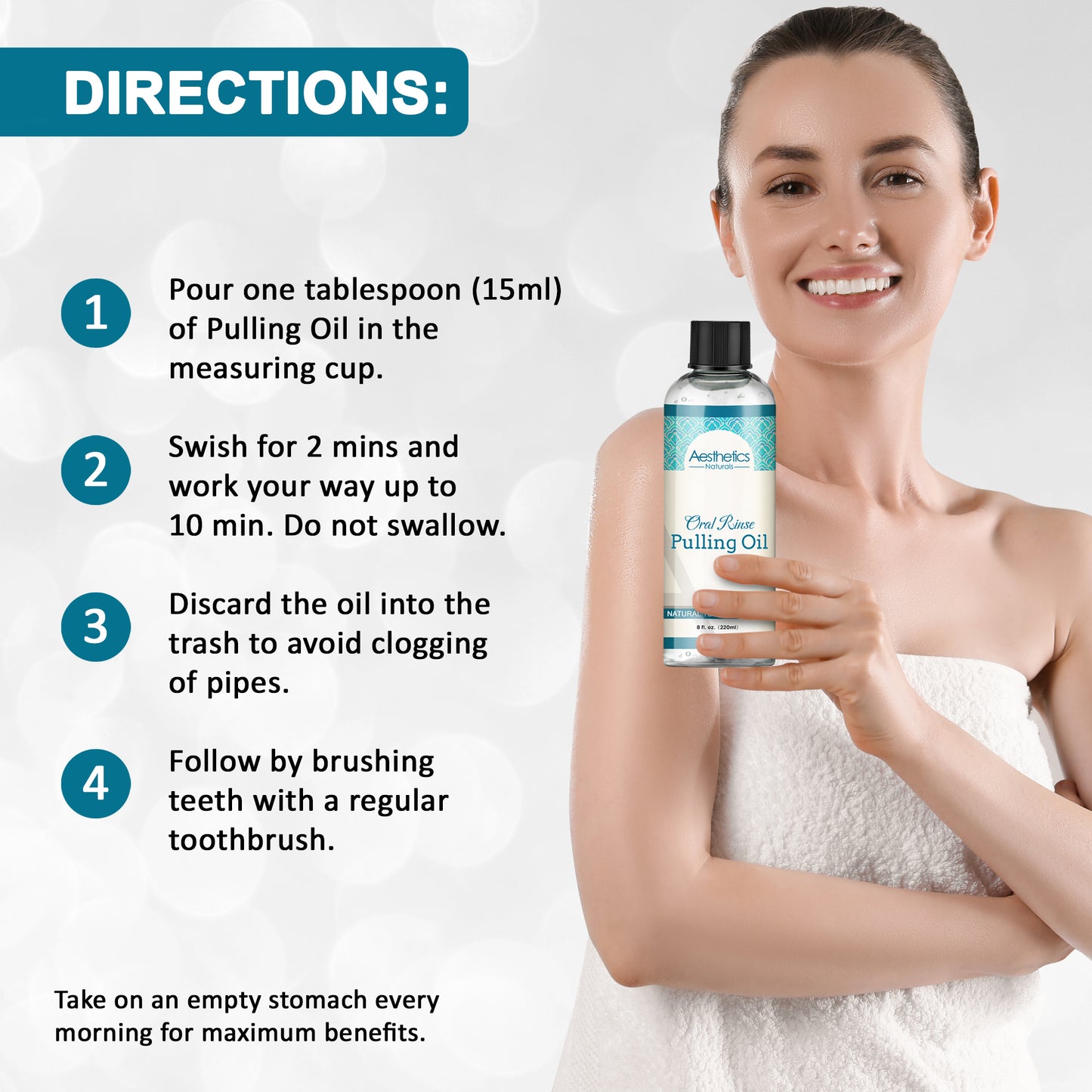 Aesthetics Naturals Oral Rinse Pulling Oil