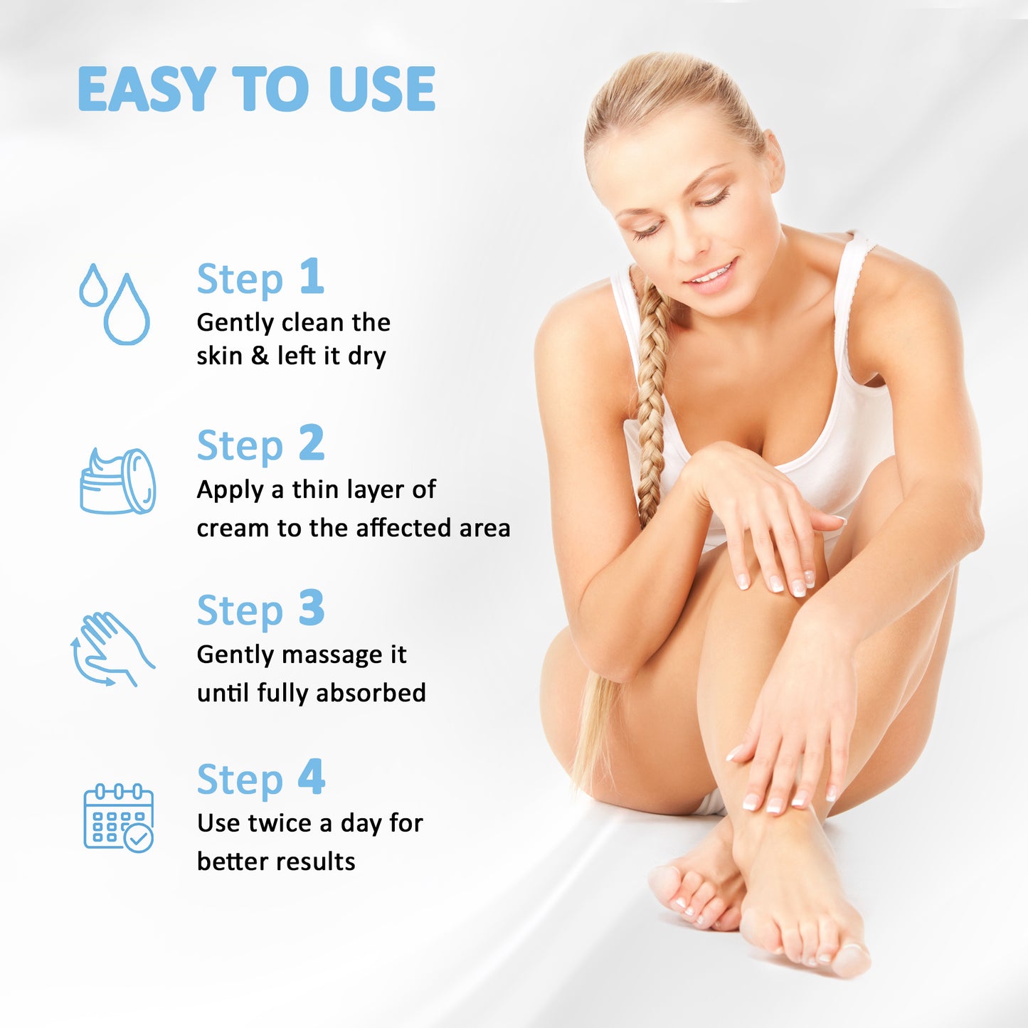 Urea Cream for Feet, Elbows, and Knees with 40% Urea