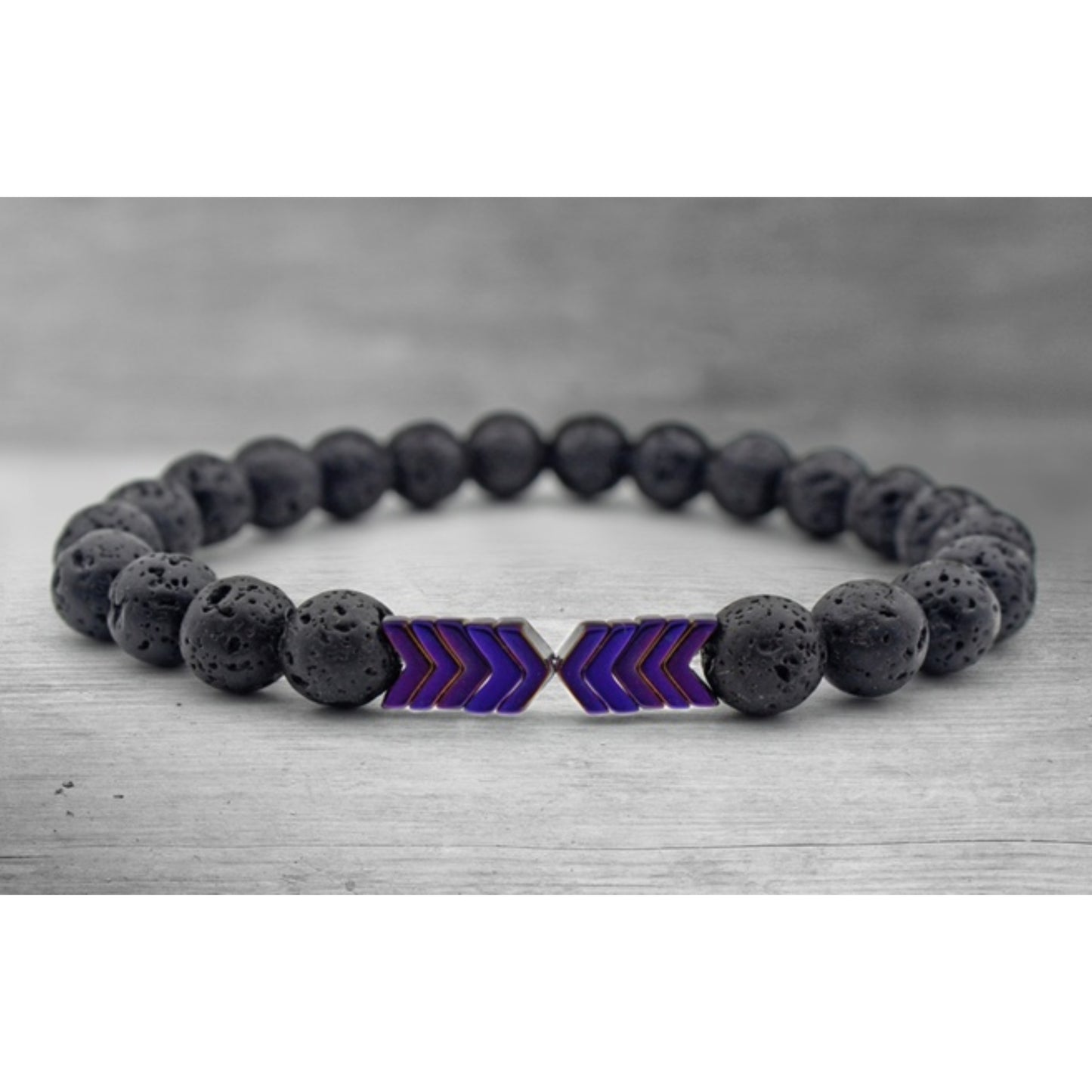 Lava Stone Diffuser Bracelet with Optional Essential Oils
