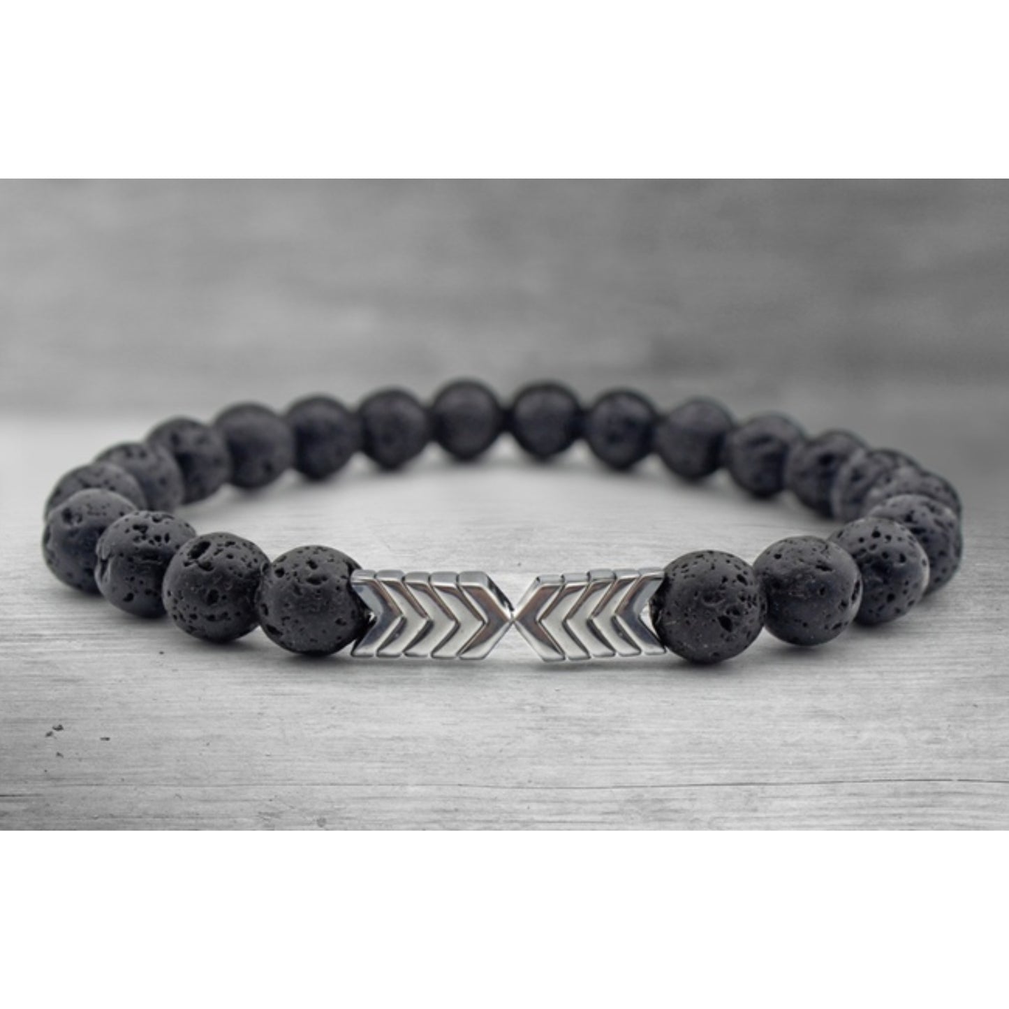 Lava Stone Diffuser Bracelet with Optional Essential Oils