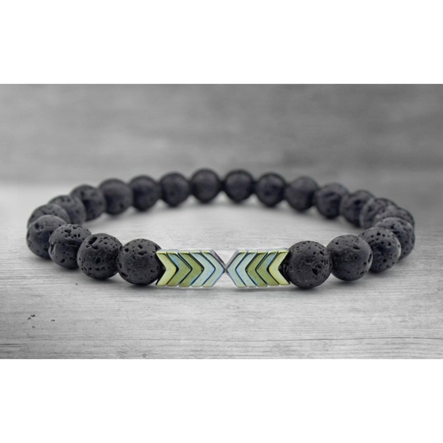 Lava Stone Diffuser Bracelet with Optional Essential Oils