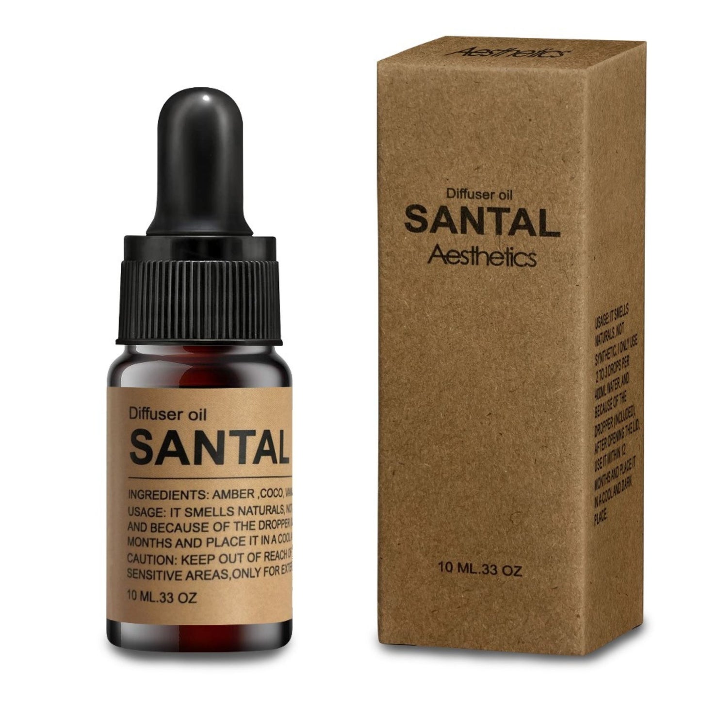 Aesthetics Naturals Santal Diffuser Essential Oil Aroma Scents