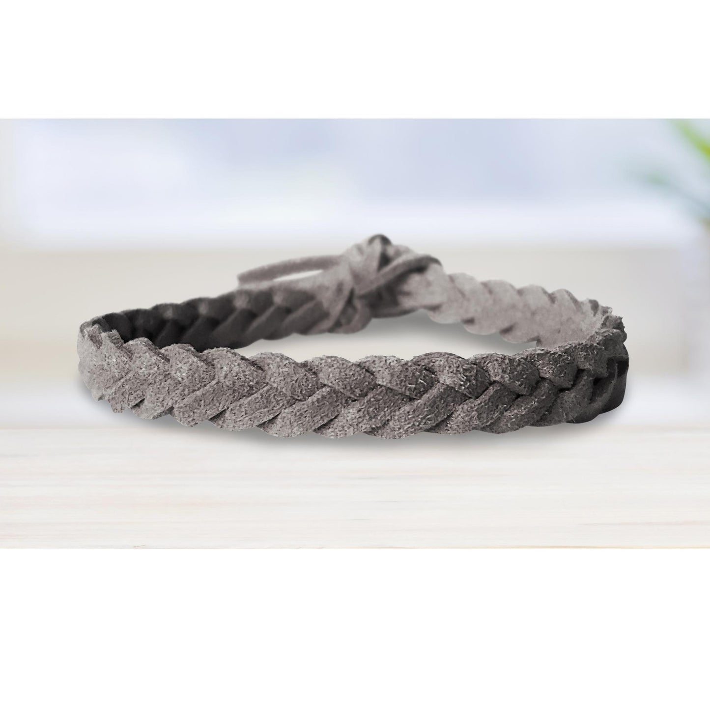 Super-Soft Braided Essential Oil Diffuser Bracelet Faux Suede