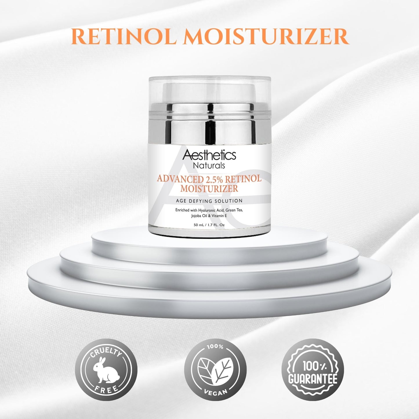 Aesthetics Retinol 2.5% High Potency Anti-Aging Cream