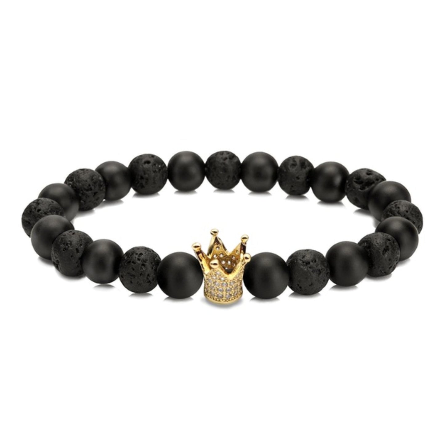 Throne & Crown Bracelet with Optional Essential Oils
