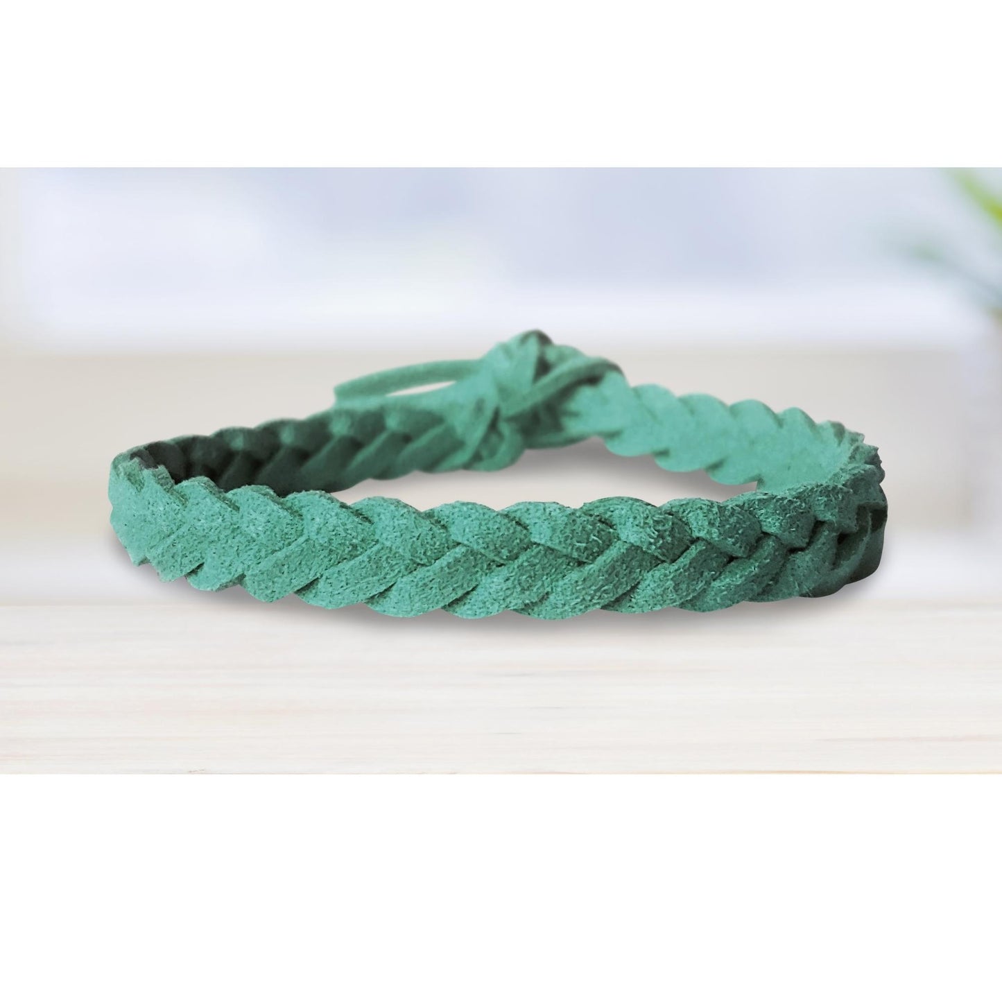 Super-Soft Braided Essential Oil Diffuser Bracelet Faux Suede