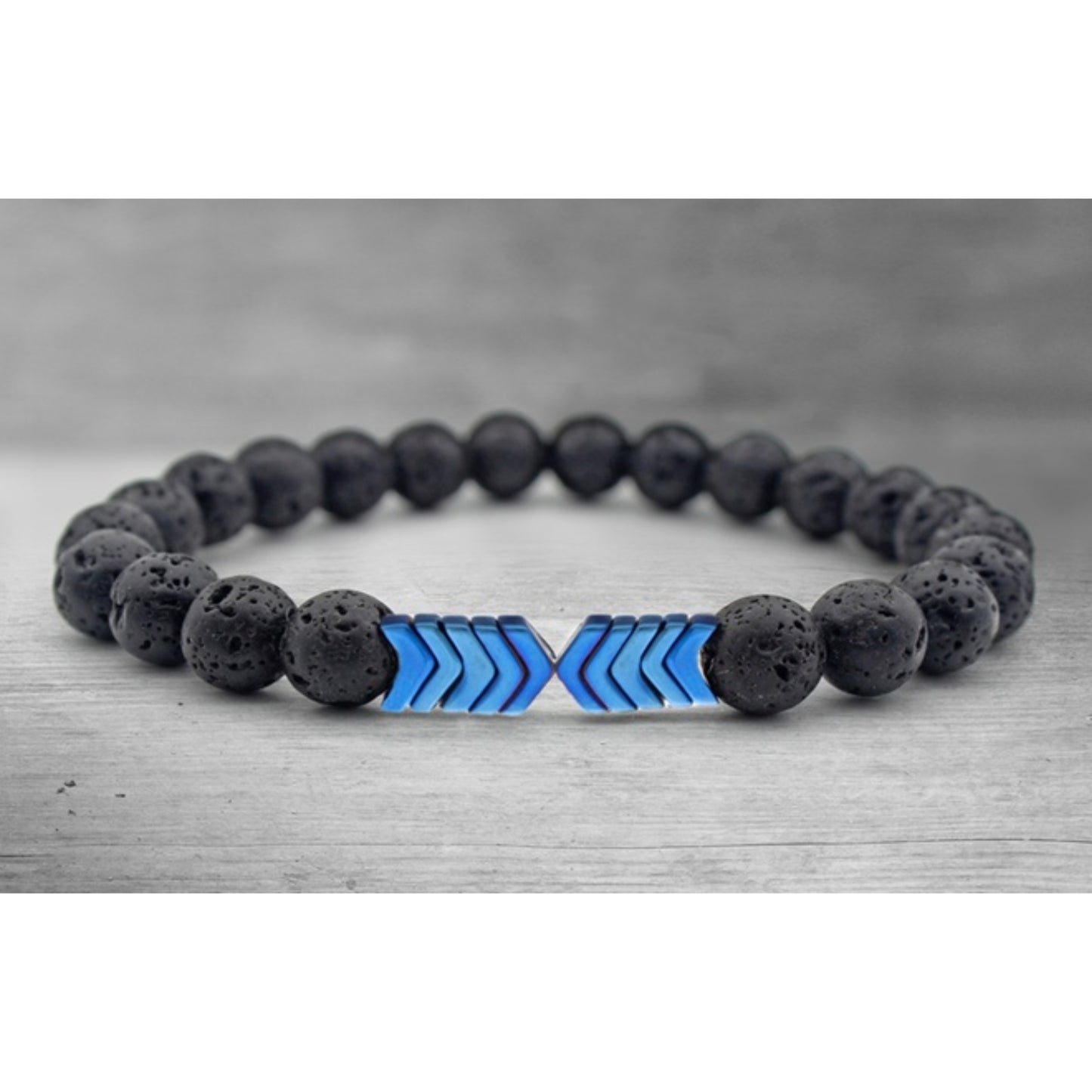 Lava Stone Diffuser Bracelet with Optional Essential Oils
