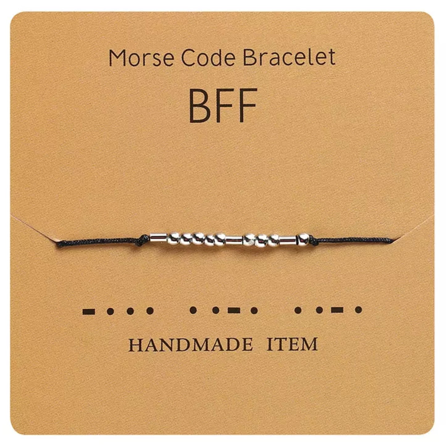 Hand-Made Morse Code Bracelet