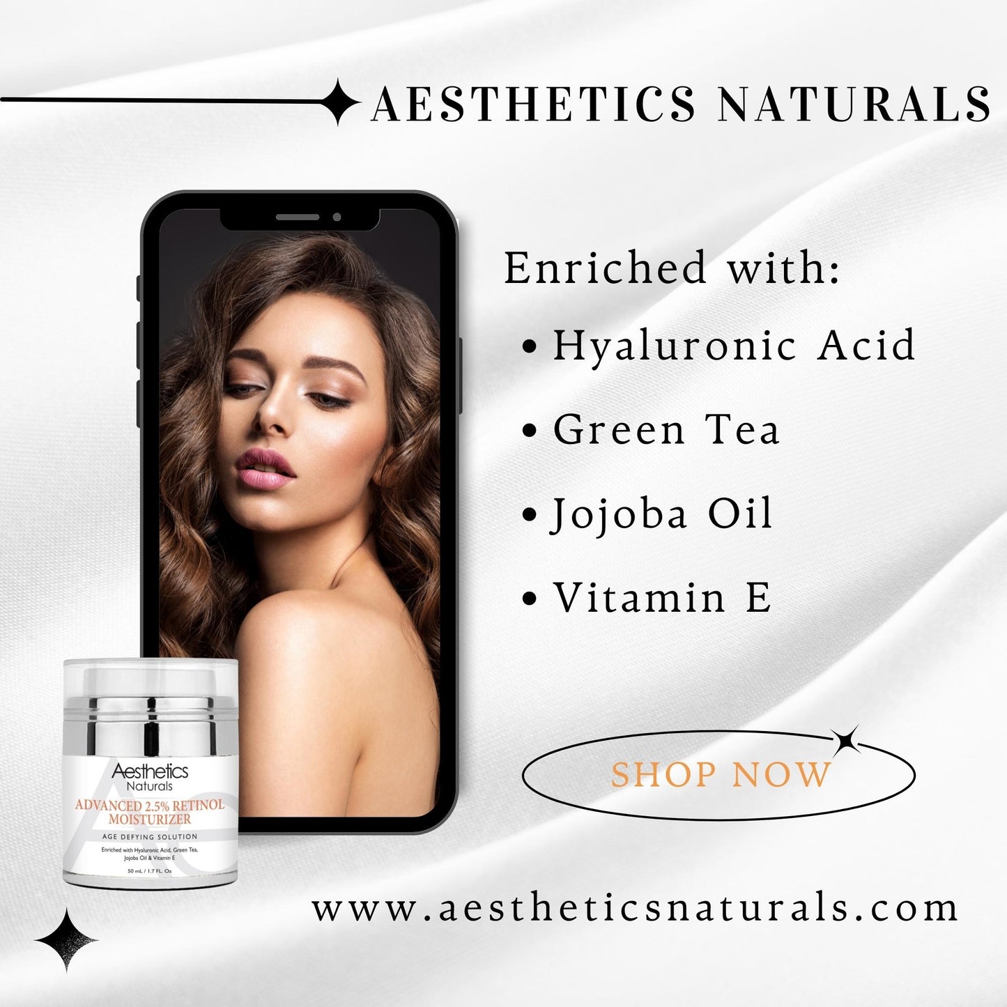 Aesthetics Retinol 2.5% High Potency Anti-Aging Cream
