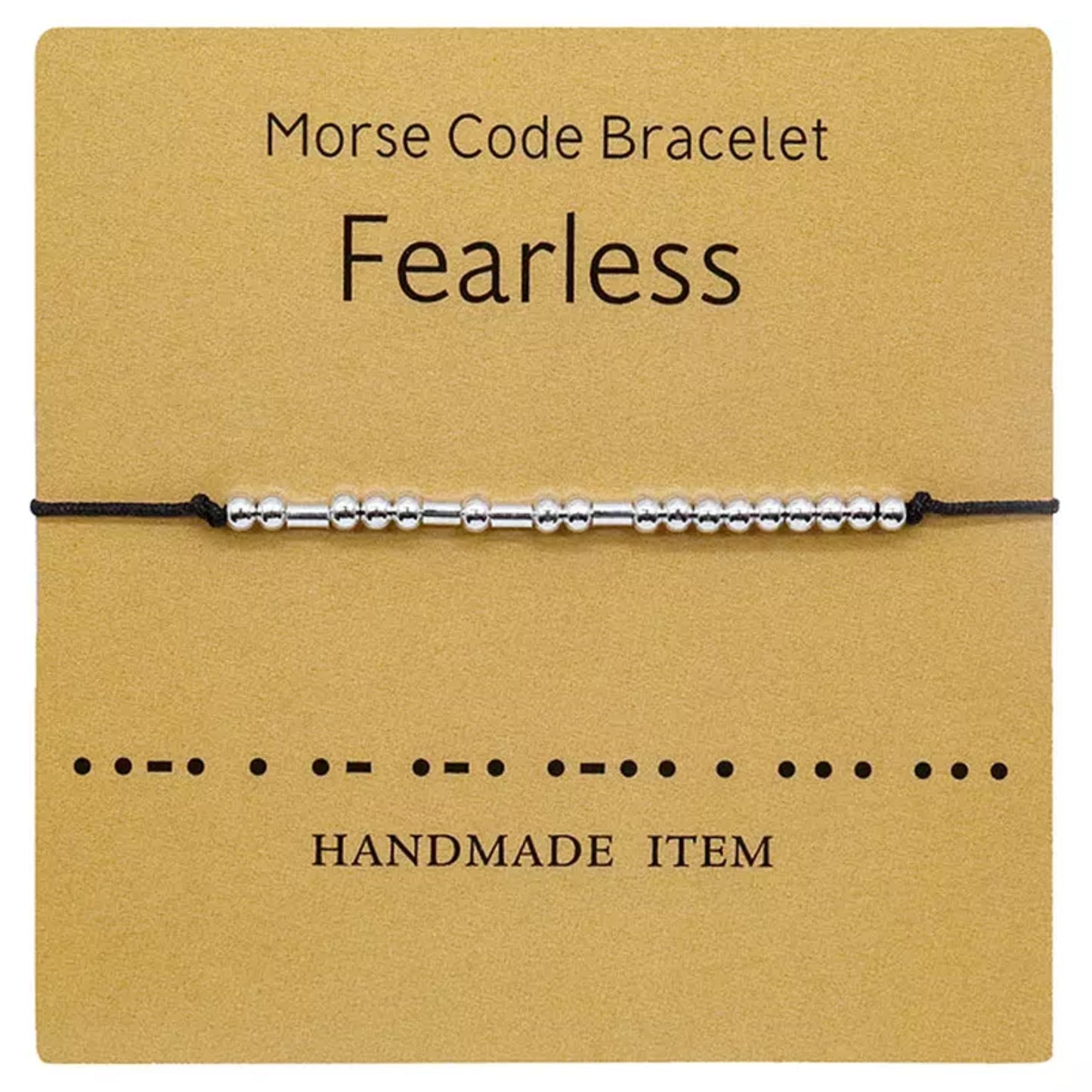 Hand-Made Morse Code Bracelet