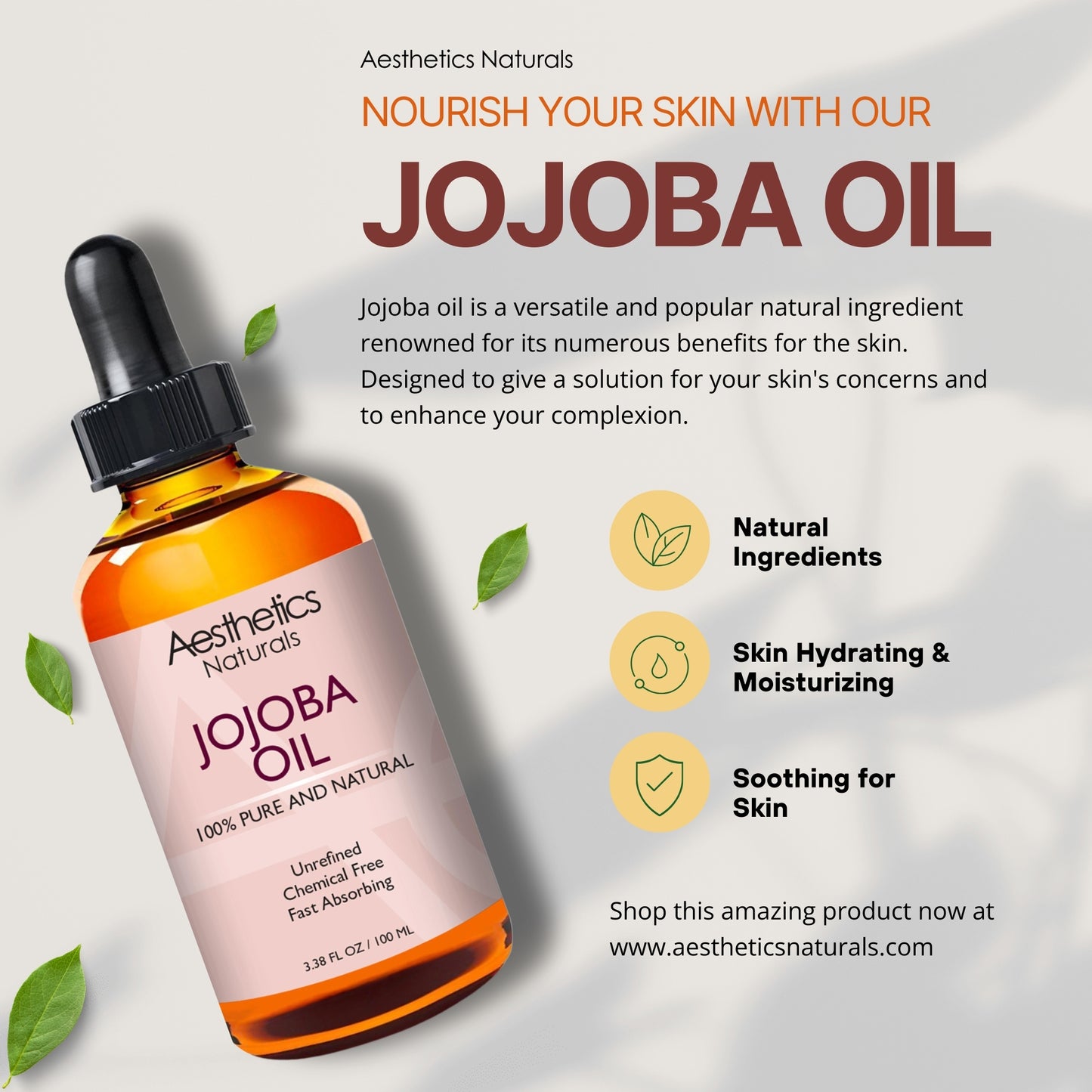 Pure Jojoba Oil for Skin and Hair