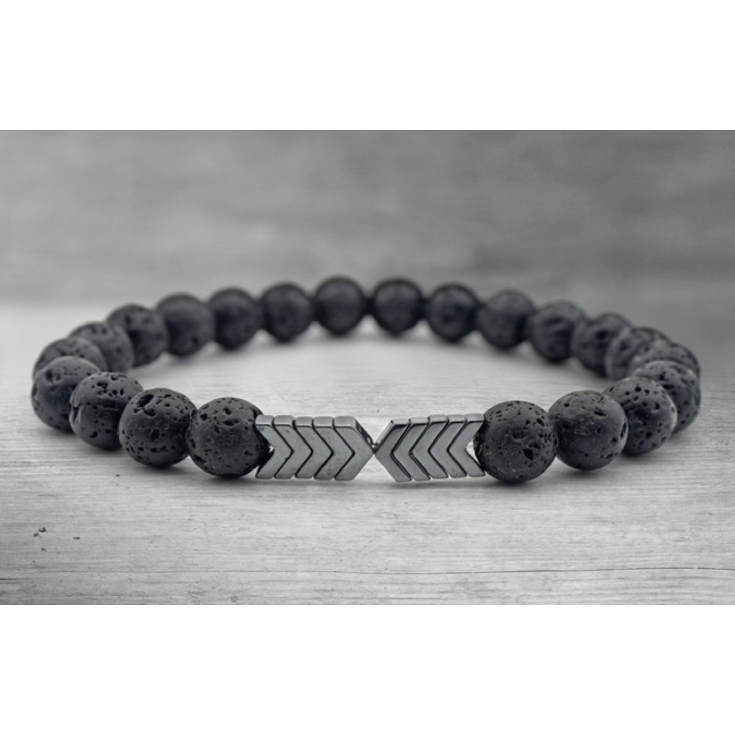Lava Stone Diffuser Bracelet with Optional Essential Oils