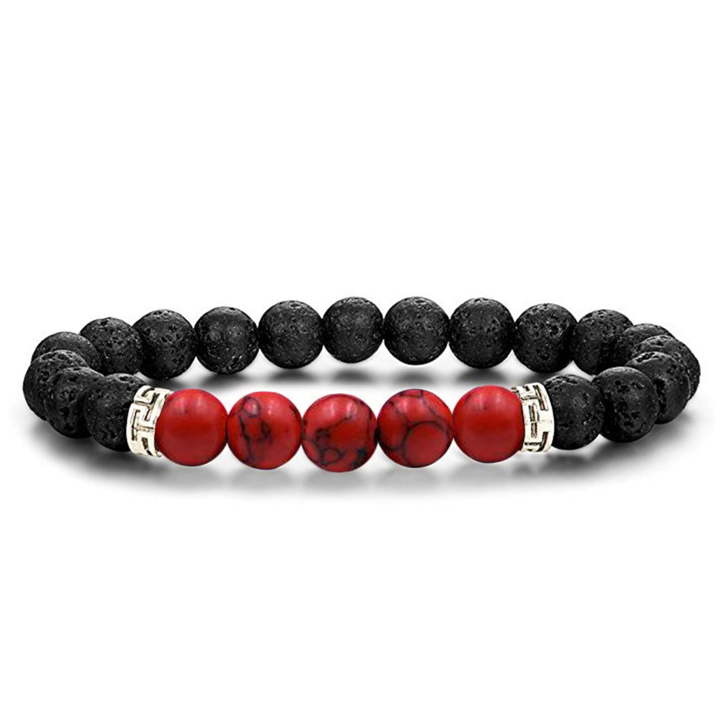 Lava Stone Chakra Diffuser Bracelet with Optional Essential Oils