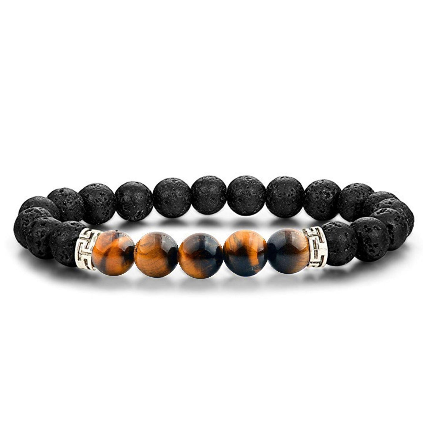 Lava Stone Chakra Diffuser Bracelet with Optional Essential Oils