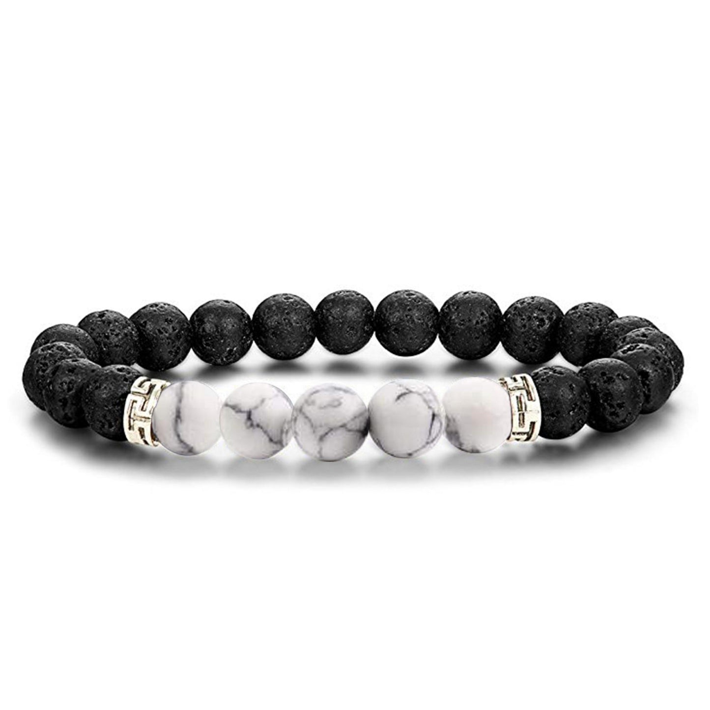 Lava Stone Chakra Diffuser Bracelet with Optional Essential Oils
