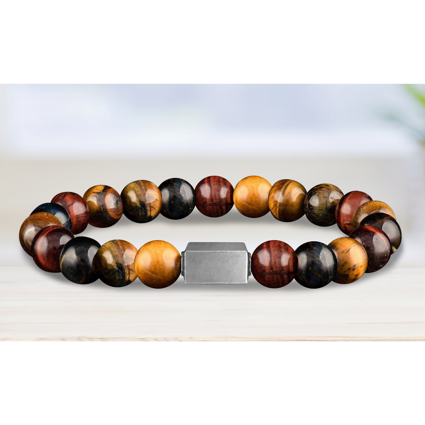 Men's High-Energy Essential Oil Aroma Diffuser Bracelet with Optional Oils