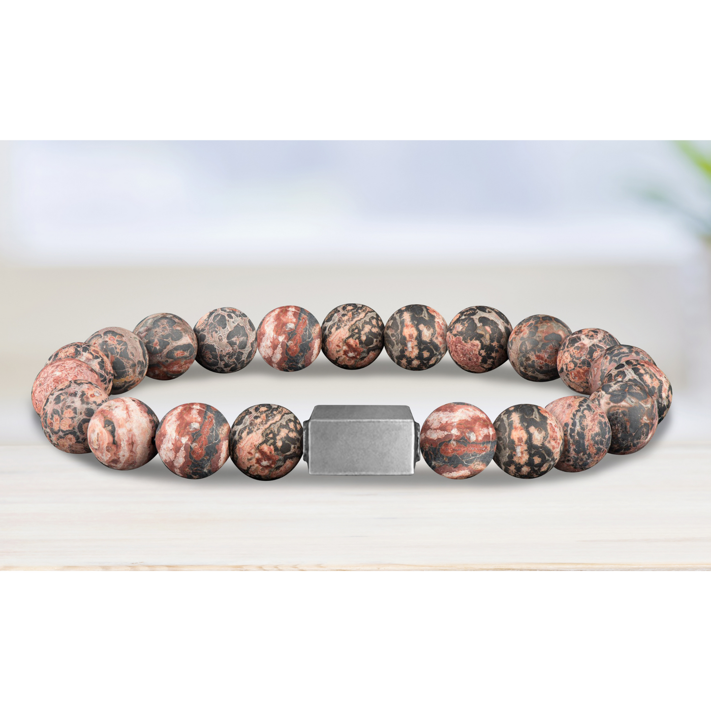 Men's High-Energy Essential Oil Aroma Diffuser Bracelet with Optional Oils