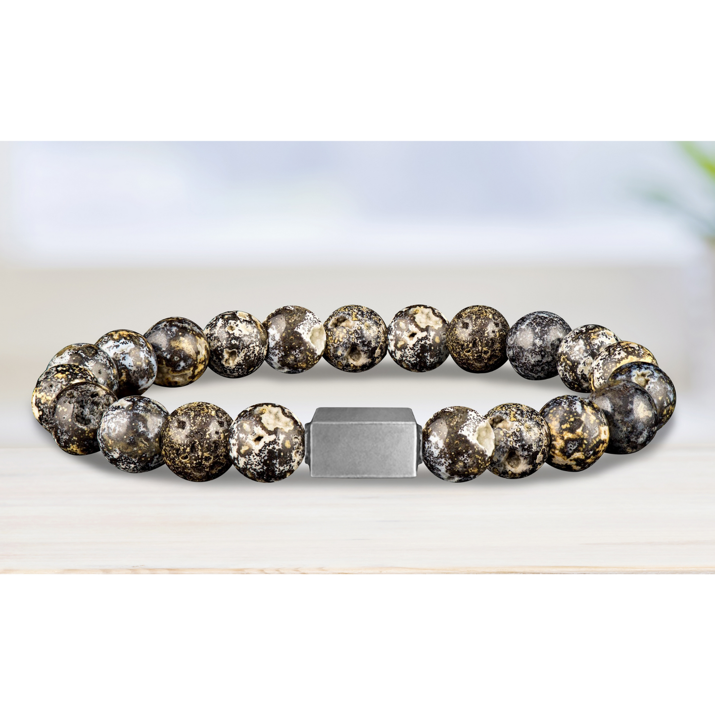 Men's High-Energy Essential Oil Aroma Diffuser Bracelet with Optional Oils