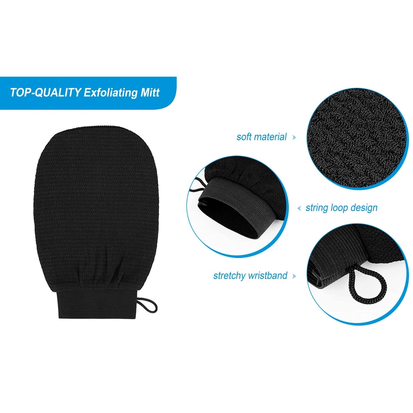 Natural Exfoliation Glove (2-Pack)