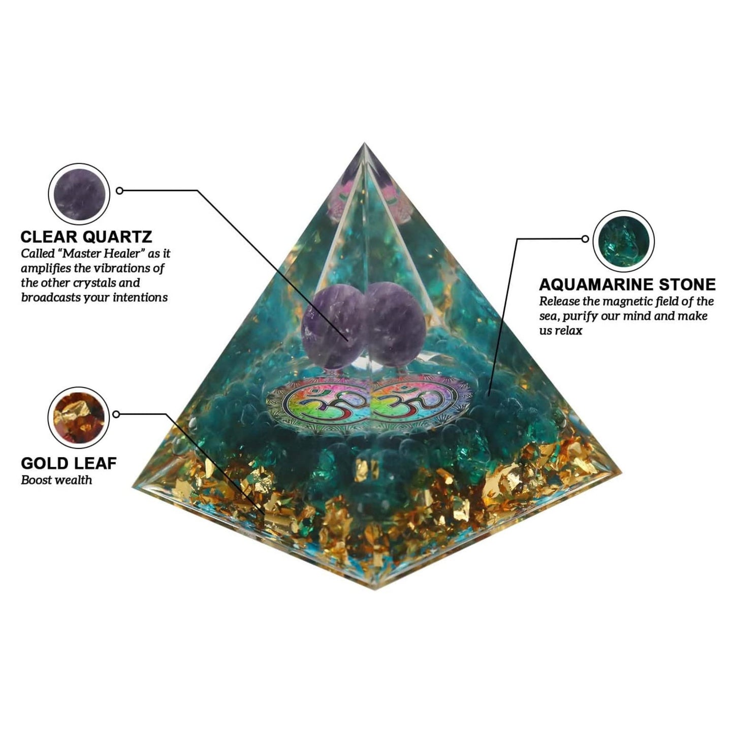 Orgone Pyramid For E-Energy Protection & Healing