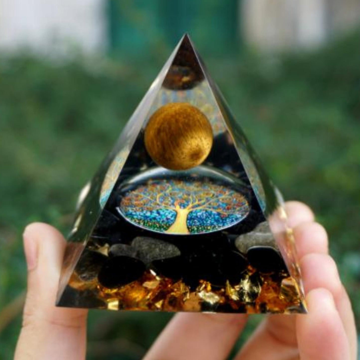 Orgone Pyramid For E-Energy Protection & Healing